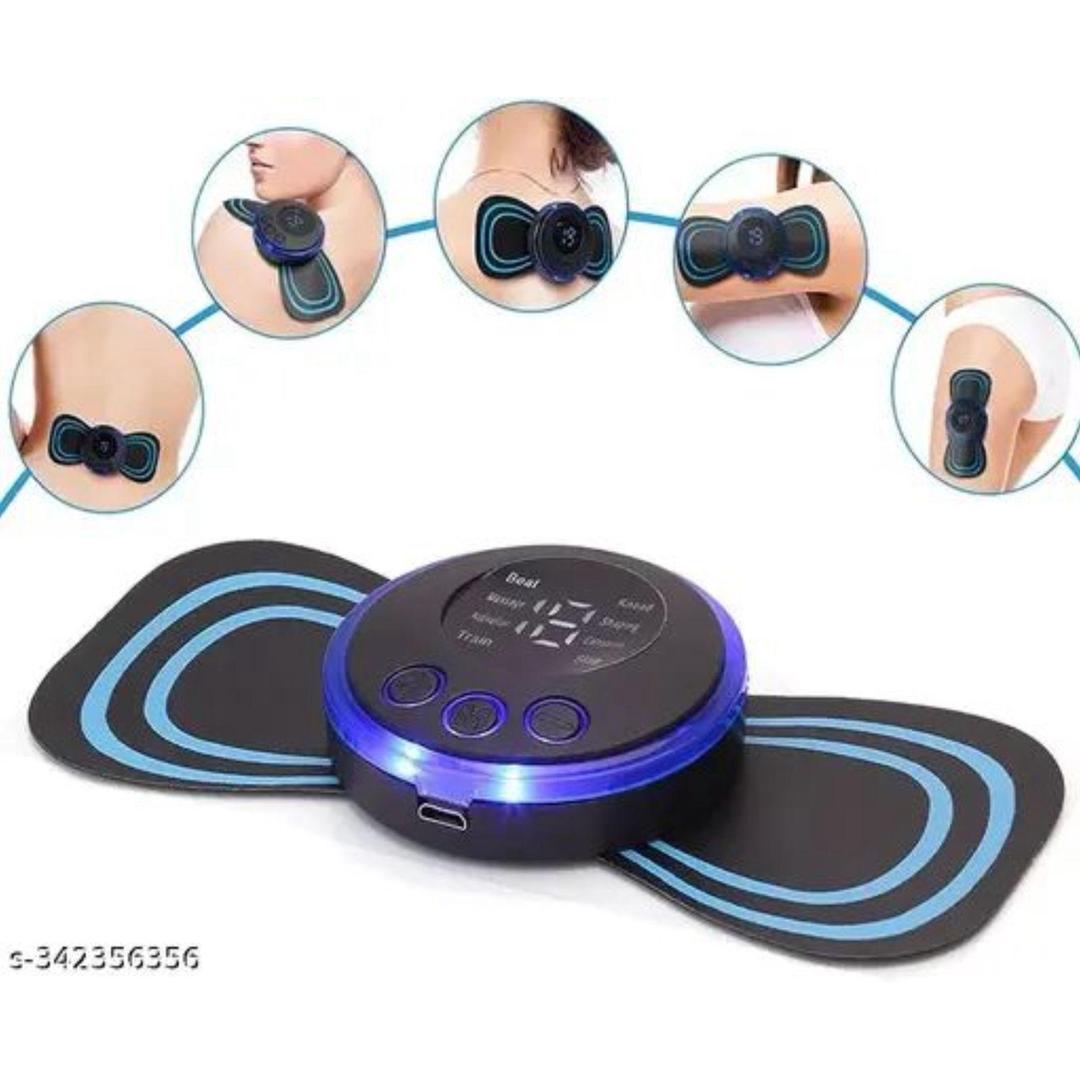 Electric Neck Massager Patch – Mini Butterfly EMS Massage Machine for Full Body