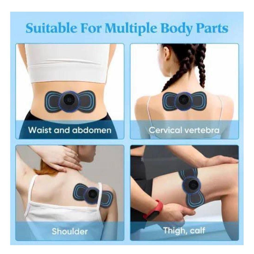 Electric Neck Massager Patch – Mini Butterfly EMS Massage Machine for Full Body