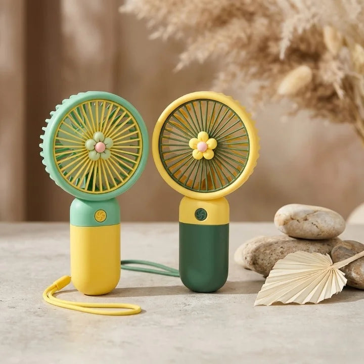 Battery Operated Mini Handheld Fan  Desk Desktop Fans for Home Office Bedroom Outdoor Travel