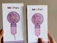 Battery Operated Mini Handheld Fan  Desk Desktop Fans for Home Office Bedroom Outdoor Travel